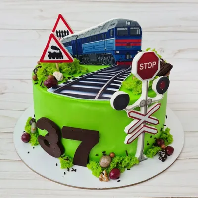 Мастерски созданный торт-поезд: фотографии в различных форматах