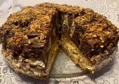 Вкусный десерт: фотографии торта вулкан