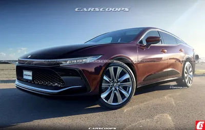 Фотографии Toyota Crown 2023 на фоне океана