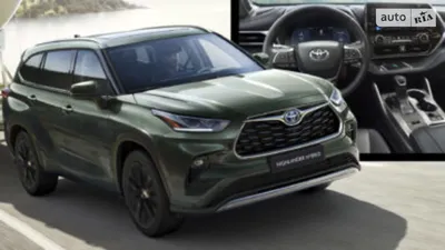 Toyota Highlander Hybrid 2023: фото с разных ракурсов