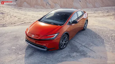 Toyota Prius 2023: фото для автошоу и выставок