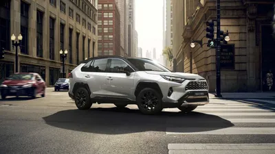 Фотографии Toyota RAV4 2023 с различными цветовыми вариантами