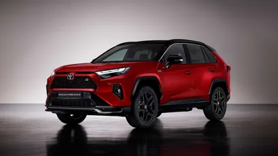 Картинки Toyota RAV4 2023 с различными опциями кузова