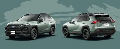 Фотографии Toyota RAV4 2023 с различными опциями