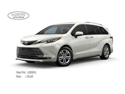 Фото Toyota Sienna 2023 с водителем