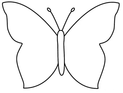 Фотка трафаретной бабочки