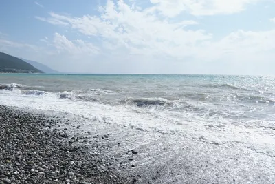 Фотографии Цандрипш пляжа: уникальное сочетание моря и гор