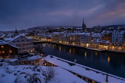10 Удивительных Зимних Снимков Цюриха
