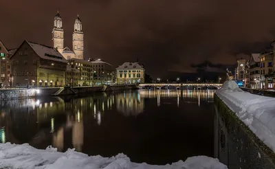 Зимние моменты в Цюрихе: Картинки для загруженных душ