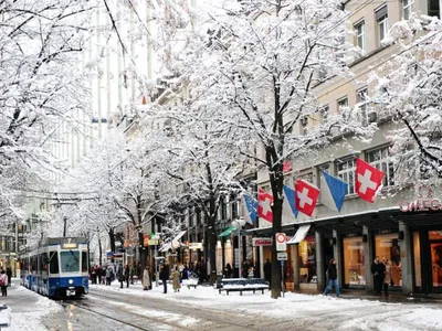 Фотографии Цюриха зимой: Поймайте момент