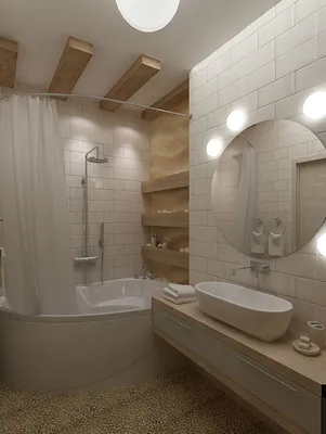 Изображения ванной комнаты с полезной информацией о цветовых решениях
