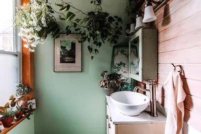 Фотографии ванной комнаты с цветами и ароматом