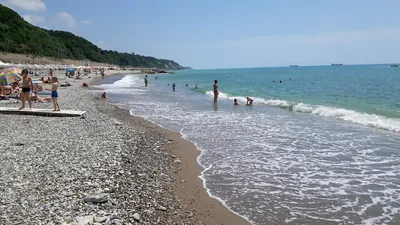 Новые фотографии пляжа в Туапсе - скачать бесплатно в хорошем качестве