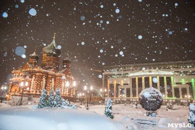 Зимний образ города: Фото Тулы в снежном наряде
