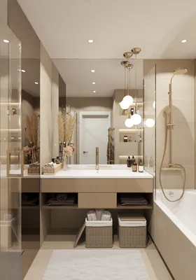 Тумбочки для ванной комнаты: разнообразие стилей и цветов на фото