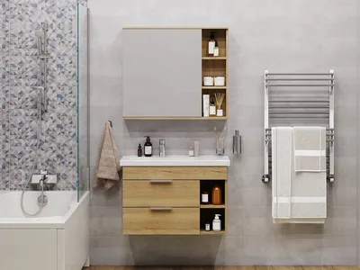 Фото тумбочек для ванной комнаты: обзор популярных моделей
