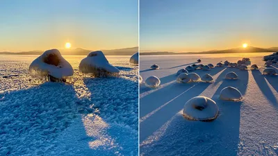 Зимний рай Тургояка в 25 красивых изображениях (PNG).