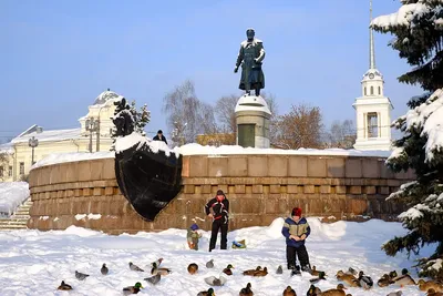 Зимняя атмосфера Твери на фото в формате JPG