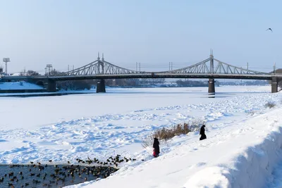 Фотография зимнего города Твери в высоком разрешении