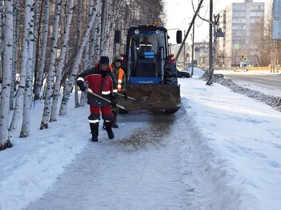 Фото сказочного снежного пейзажа