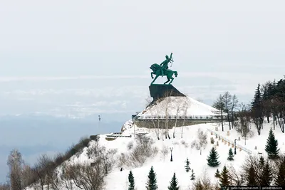 Уфа в снежном одеяле: Зимние красоты города