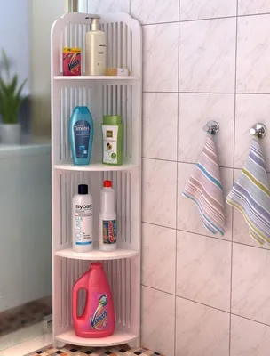 Угловая полка в ванную: стильное решение для вашей ванной комнаты