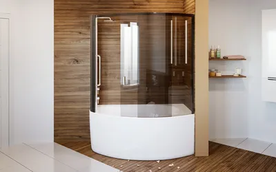 Фото угловых душевых кабин с ванной в разных форматах: JPG, PNG, WebP
