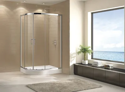 Фотографии угловых душевых кабин с ванной: идеи для создания уюта в ванной