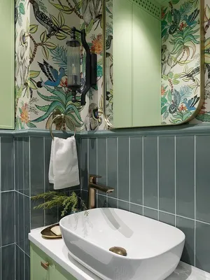 Full HD изображения угловых раковин в ванной комнате