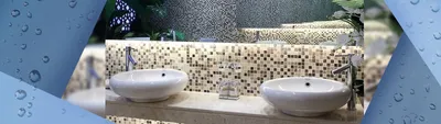 JPG фотографии угловых раковин в ванной комнате