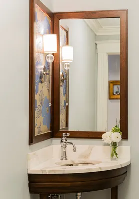 Фото угловых раковин в ванной комнате в высоком разрешении