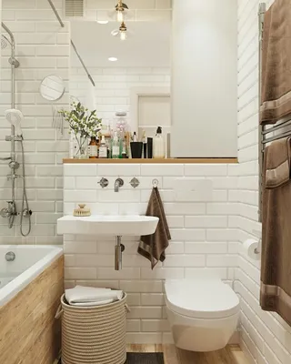 Уютная маленькая ванная комната: выберите размер и формат изображения (JPG, PNG, WebP)
