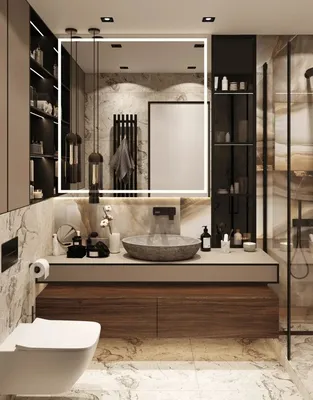 Фото маленькой ванной комнаты с функциональным дизайном