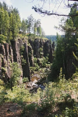 Картинки Уковского водопада с эффектом движения