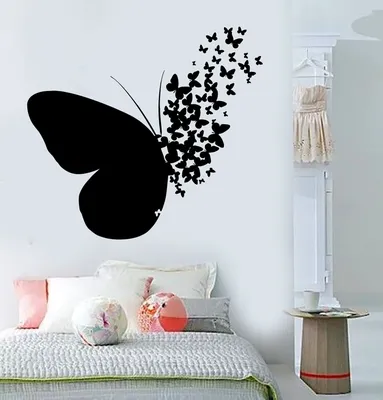 Фотография бабочек на стенах: восхитительная красота прямо в вашем интерьере