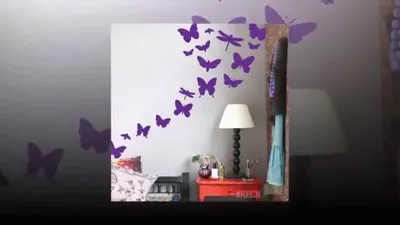 Изображение бабочек на стенах: создайте гармонию в своем пространстве