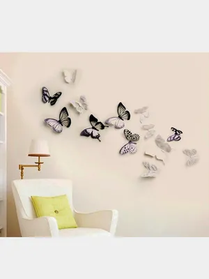 Фото украшения стен бабочками: искусство природы у вас дома
