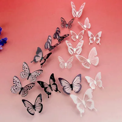 Изображение бабочек на стенах: усилите чувство единства с природой
