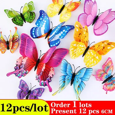 Фото, картинка, изображение - украшение стен бабочками в любом размере