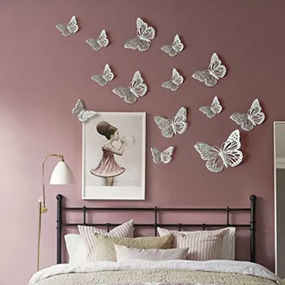 Украшение стен бабочками: фотография, запечатлевающая хрупкие моменты жизни