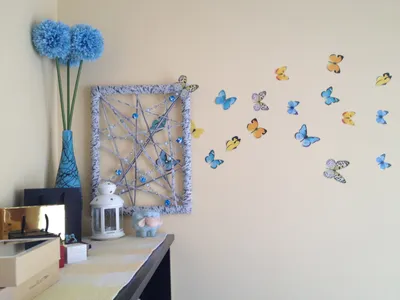 Украшение стен бабочками: фотография, заставляющая вас задуматься о прекрасном