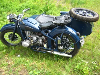 Урал М-62: яркое изображение мотоцикла в png-формате