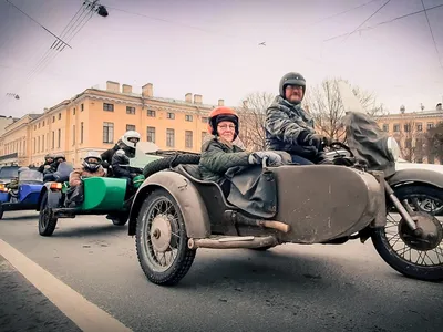 Фото Урал мотоцикла с амортизацией для бездорожья
