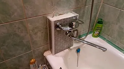 Фото смесителя в ванной комнате с возможностью выбора размера