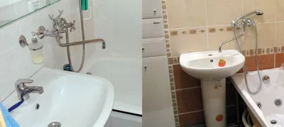 Ванная комната на фото: установка смесителя в центре внимания