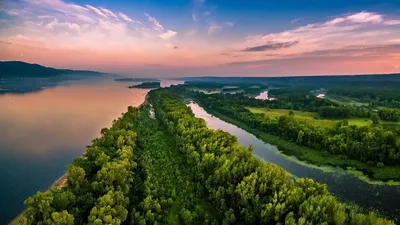 Фотографии устья реки с высоким разрешением