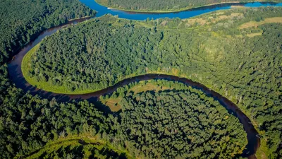 Фото устья реки в HD качестве