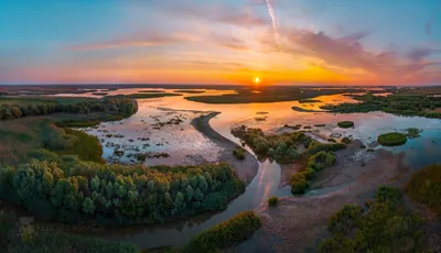 Фото природы с устьем реки для бесплатного скачивания