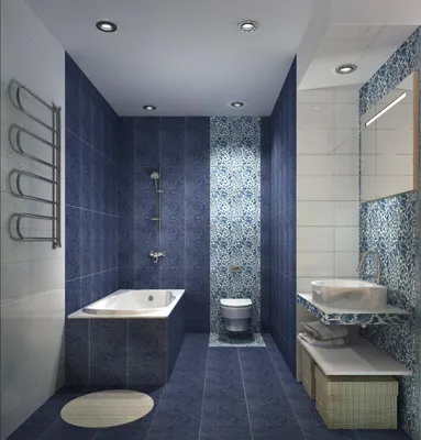 Фото узкой длинной ванной комнаты с использованием зеркал для визуального расширения пространства