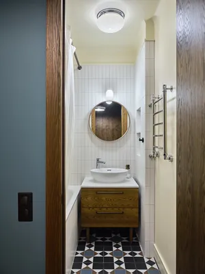 Фото узкой длинной ванной комнаты: творческие решения для дизайна